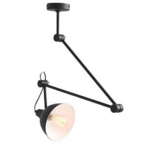 Nordic Design Černé kovové závěsné světlo Cobain Suspension 18 cm