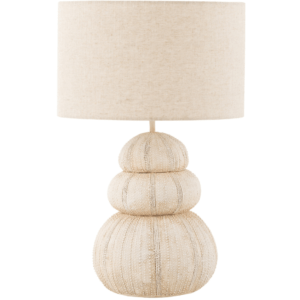 Béžová stolní lampa J-line Ursul 47 cm