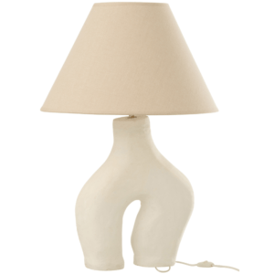 Béžová stolní lampa J-line Maos