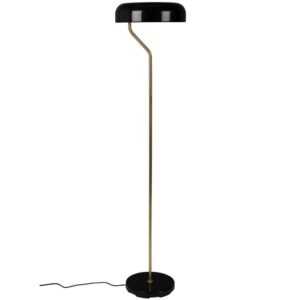 Černá stojací lampa DUTCHBONE Eclipse 130 cm