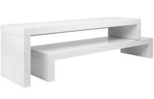Matně bílý TV stolek TEMAHOME Cliff 235 x 38 cm