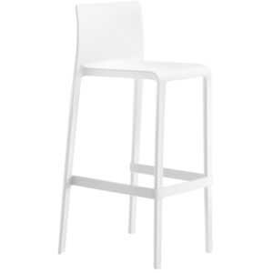 Pedrali Bílá plastová barová židle Volt 678 76