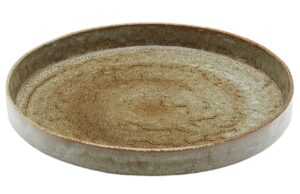 Hnědý keramický talíř Kave Home Serni 22