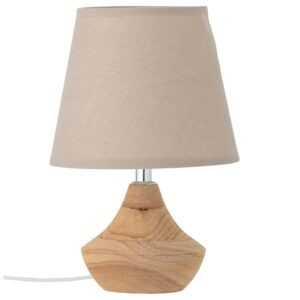 Béžová dřevěná stolní lampa Bloomingville Panola