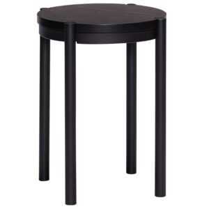 Černá dřevěná stolička Hübsch Oto 46 cm