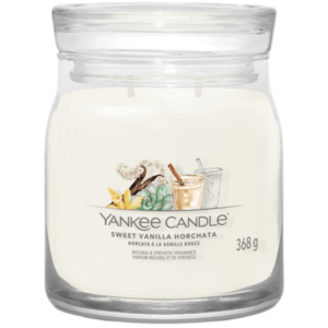 Střední vonná svíčka Yankee Candle Vanilla Horchata Singature