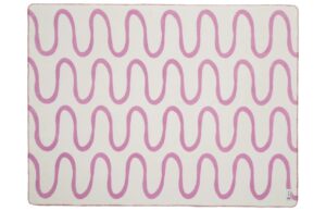 noo.ma Béžovo-fialový pléd Swirl 200 x 150 cm