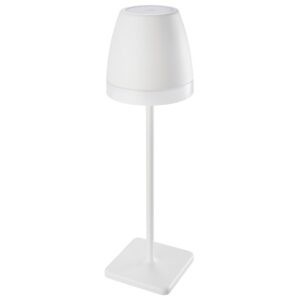 Bílá kovová zahradní stolní LED lampa Nova Luce Colt II. M