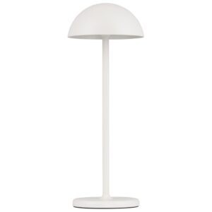 Bílá kovová zahradní stolní LED lampa Nova Luce Rose
