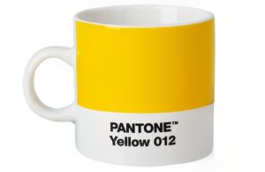 Žlutý porcelánový hrnek Pantone Yellow 012 120 ml