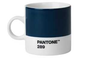 Tmavě modrý porcelánový hrnek Pantone Dark Blue 289 120 ml