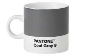 Šedý porcelánový hrnek Pantone Cool Gray 9 120 ml