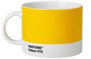 Žlutý porcelánový hrnek Pantone Yellow 012 475 ml