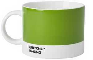 Zelený porcelánový hrnek Pantone Green 15-0343 475 ml