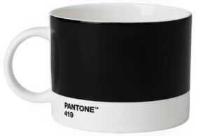 Černý porcelánový hrnek Pantone Black 419 475 ml