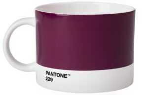 Fialový porcelánový hrnek Pantone Aubergine 229 475 ml