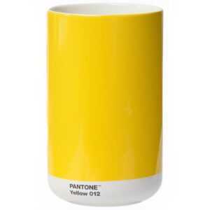 Žlutá keramická váza Pantone Yellow 012 17 cm