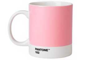 Světle růžový porcelánový hrnek Pantone Light Pink 182 375 ml