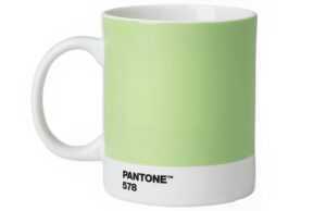 Světle zelený porcelánový hrnek Pantone Light Green 578 375 ml