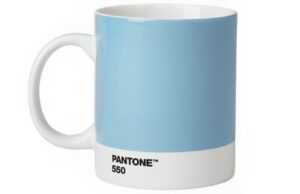 Světle modrý porcelánový hrnek Pantone Light Blue 550 375 ml
