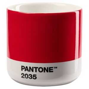 Červený porcelánový hrnek Pantone Red 2035 100 ml