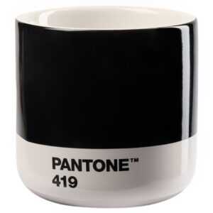 Černý porcelánový hrnek Pantone Black 419 100 ml