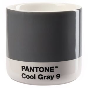 Šedý porcelánový hrnek Pantone Cool Gray 9 100 ml