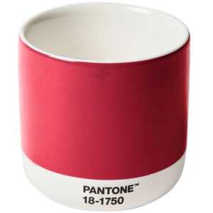 Růžový porcelánový termohrnek Pantone Cortado Viva Magenta 18-1750 175 ml