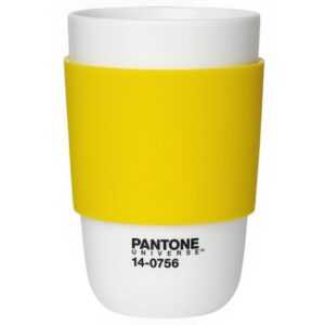 Žlutý porcelánový hrnek Pantone Empire Yellow 14-0756 375 ml