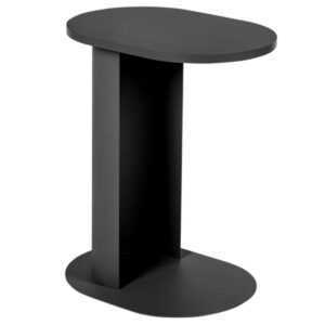 noo.ma Černý odkládací stolek Nuno 48 x 34 cm
