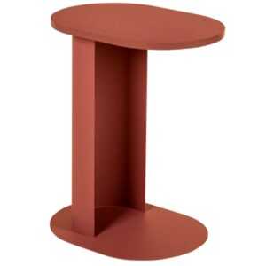 noo.ma Červený odkládací stolek Nuno 48 x 34 cm