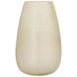 Béžová skleněná váza Richmond Mika 31 cm