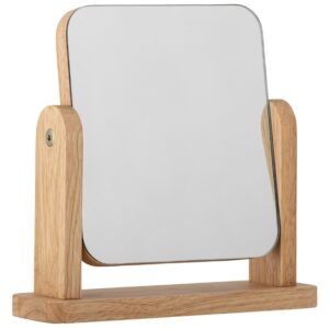 Dřevěné kosmetické zrcadlo Bloomingville Isle 23 cm