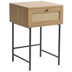 Odkládací stolek Unique Furniture Pensacola 45 x 45 cm s dubovým dekorem