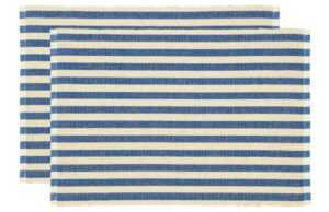 Södahl Set dvou modrých prostírání Stripe 48 x 33 cm